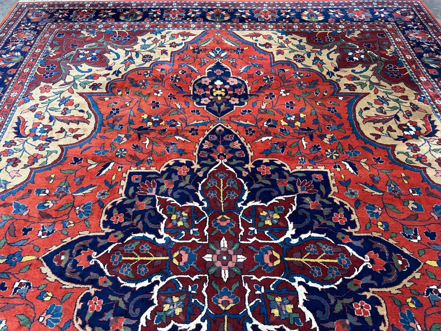Beautiful Hand Knotted Wool Persian Area Rug Thick Pile 118.5 X 160 [Photo 11]