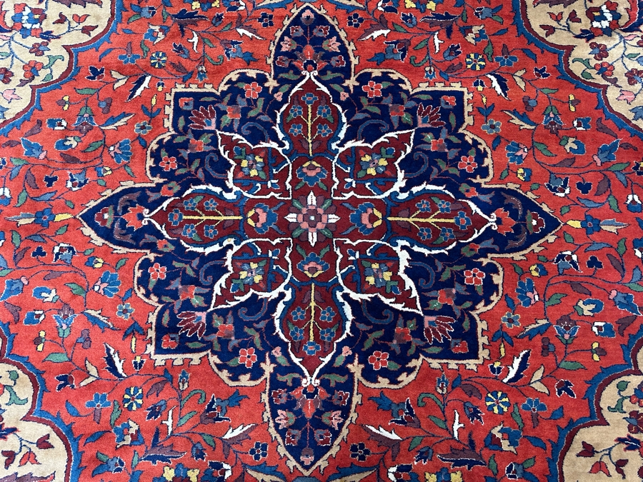 Beautiful Hand Knotted Wool Persian Area Rug Thick Pile 118.5 X 160 [Photo 10]