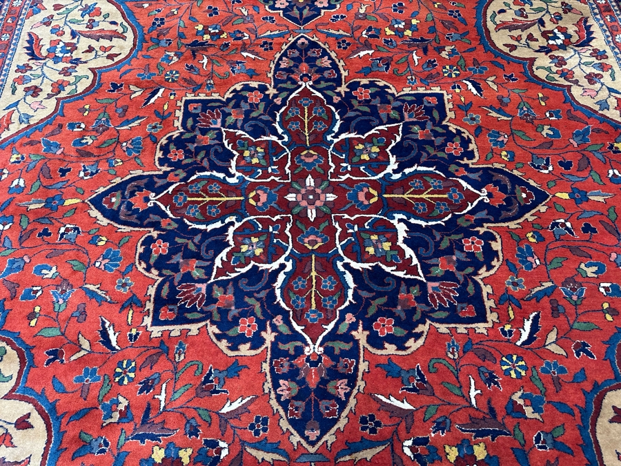 Beautiful Hand Knotted Wool Persian Area Rug Thick Pile 118.5 X 160 [Photo 9]