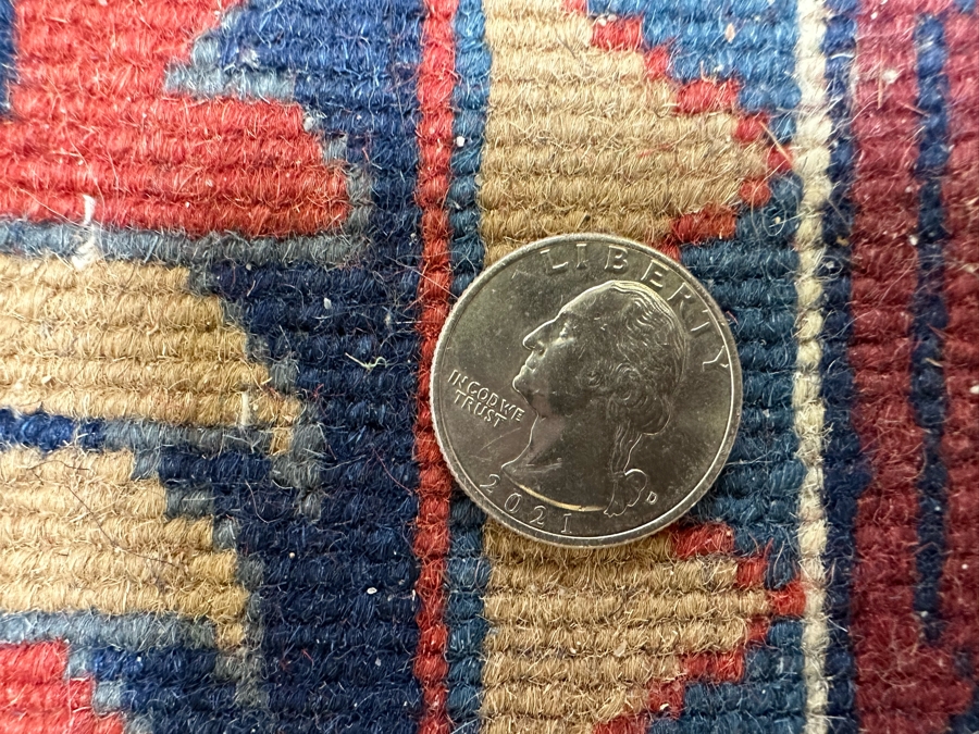 Beautiful Hand Knotted Wool Persian Area Rug Thick Pile 118.5 X 160 [Photo 14]