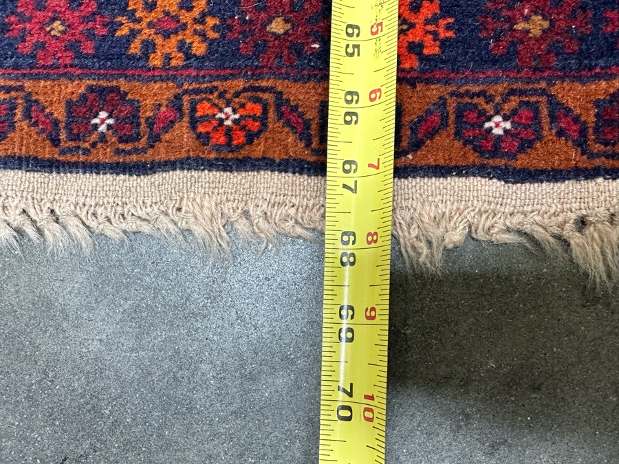 Hand Knotted Wool Belouch Persian Pictorial Area Rug With Animals Made In Afghanistan 38.5 X 68 [Photo 19]