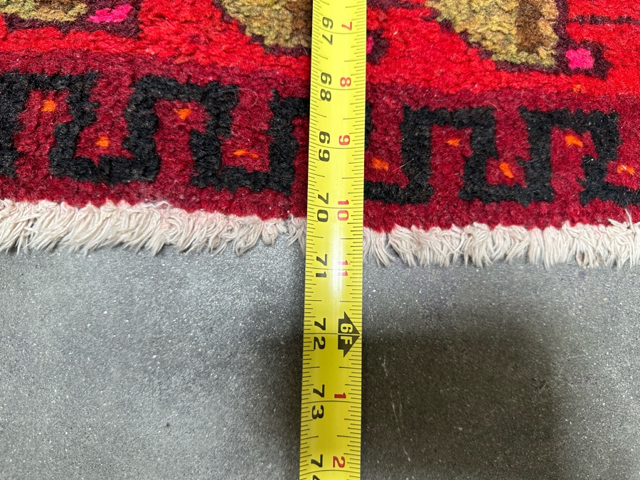 Hand Knotted Wool Persian Area Rug With Reds And Pinks 57 X 71 [Photo 15]