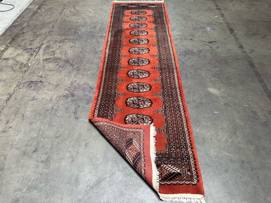 Hand Knotted Wool Persian Runner Rug 30.5 X 108 [Photo 11]