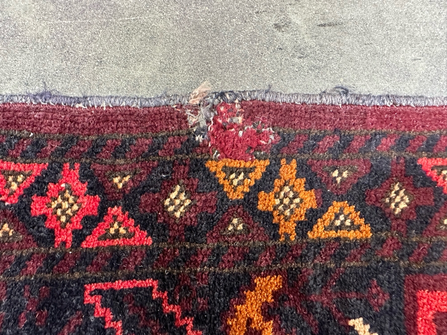 Hand Knotted Wool Persian Area Rug Geometric With Brilliantly Stunning Colors 44 X 74 [Photo 15]