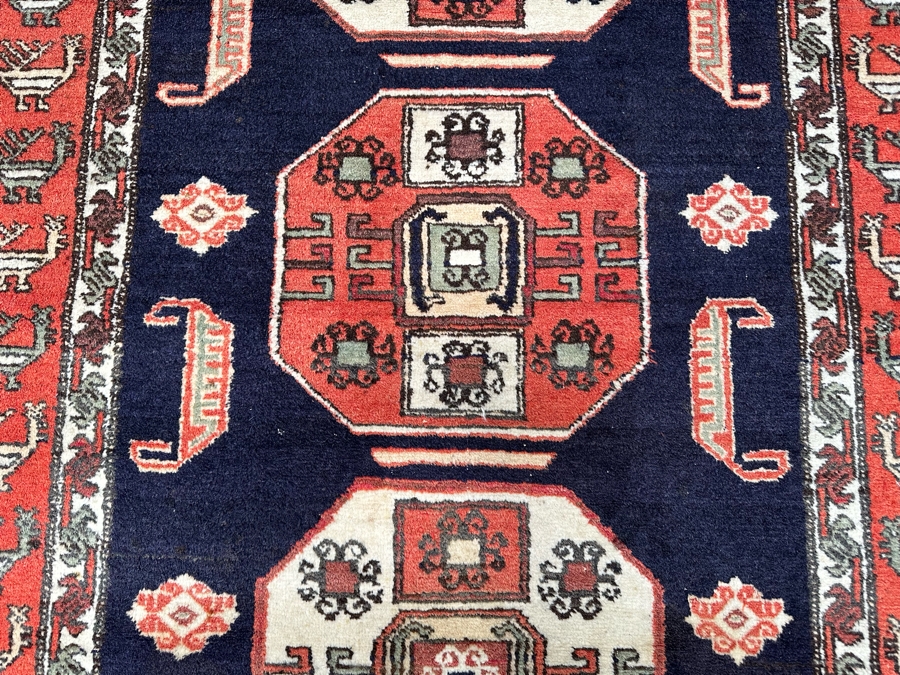 Iranian Hand Knotted Wool Geometric Area Rug From Ghodsian & Sons, Teheran Iran 54.5 X 82 [Photo 8]