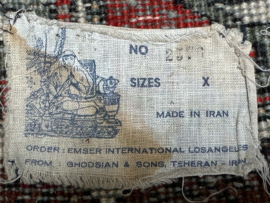 Iranian Hand Knotted Wool Geometric Area Rug From Ghodsian & Sons, Teheran Iran 54.5 X 82 [Photo 12]