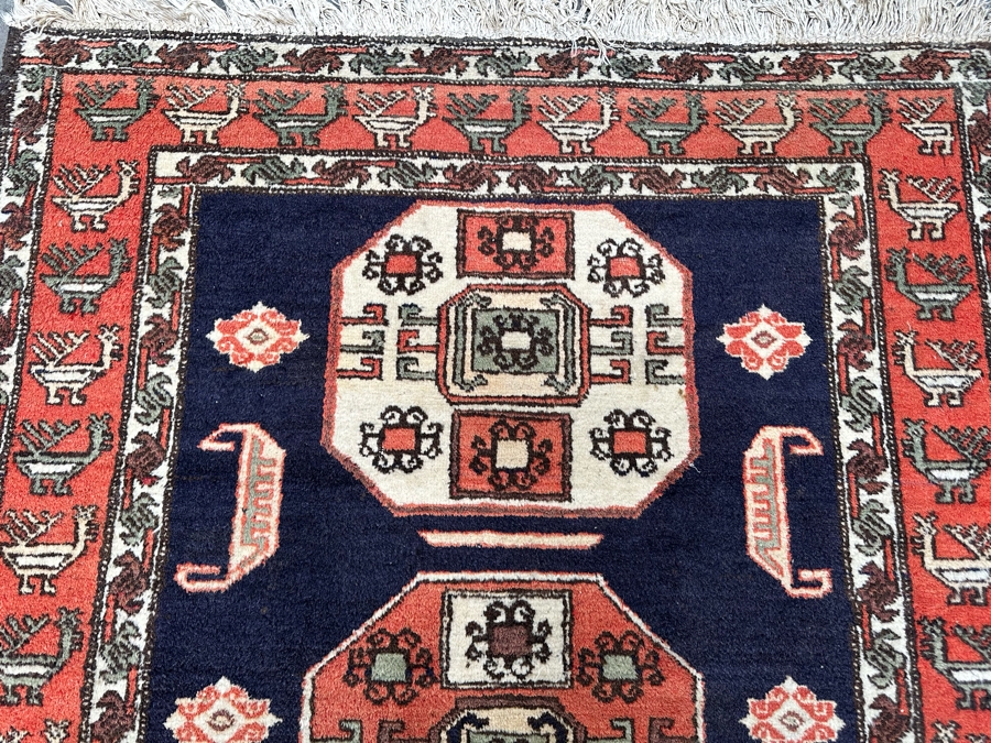 Iranian Hand Knotted Wool Geometric Area Rug From Ghodsian & Sons, Teheran Iran 54.5 X 82 [Photo 9]