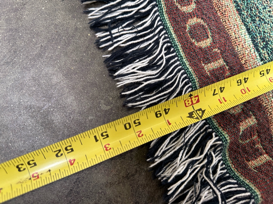 Golf Course Themed Woven Tapestry Throw Blanket 68 X 60 [FR] [Photo 10]