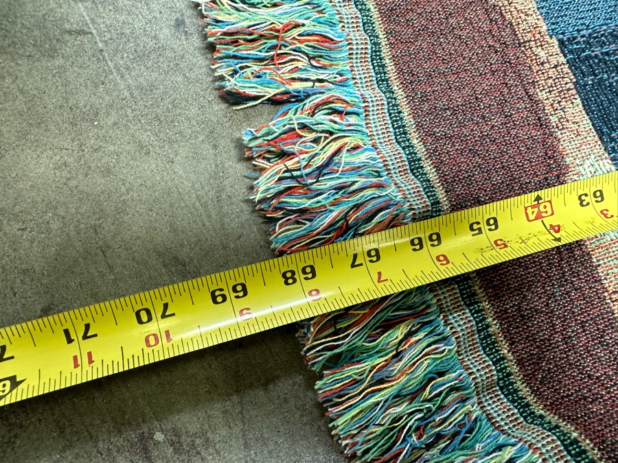 Golf Course Themed Woven Tapestry Throw Blanket 68 X 60 [FR] [Photo 9]