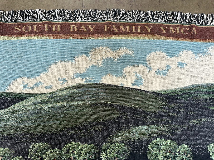 Golf Course Themed Woven Tapestry Throw Blanket 68 X 60 [FR] [Photo 6]