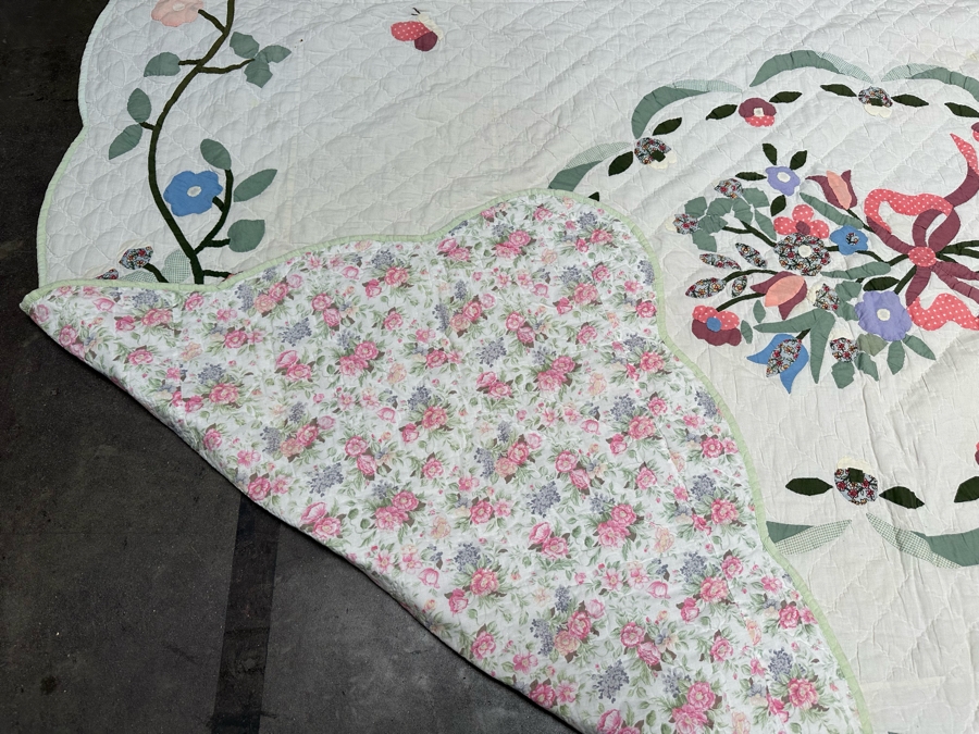 Vintage Quilt 65 X 87 With Pair Of Pillow Covers [FR] [Photo 10]