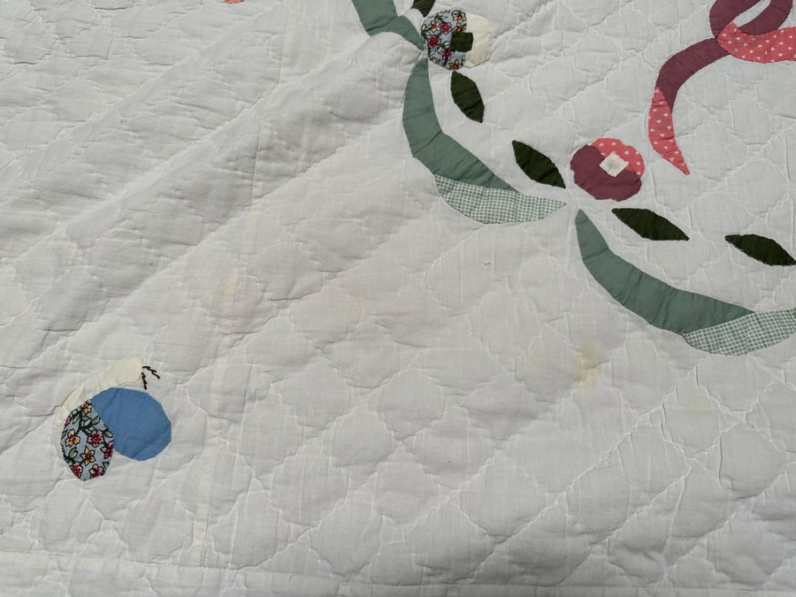 Vintage Quilt 65 X 87 With Pair Of Pillow Covers [FR] [Photo 6]