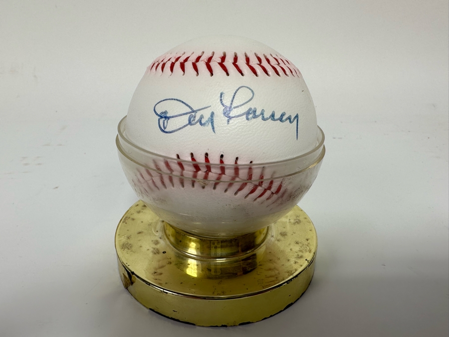 Don Larsen Autographed Baseball NY Yankees [Photo 3]