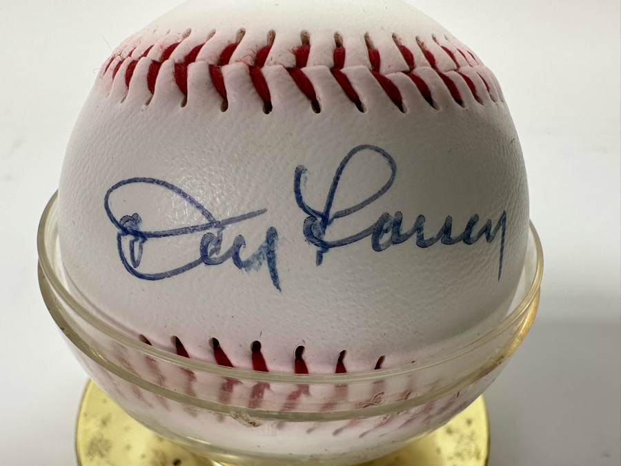 Don Larsen Autographed Baseball NY Yankees [Photo 4]