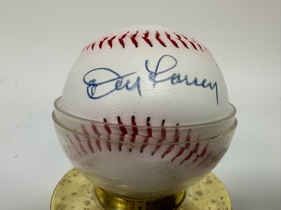 Don Larsen Autographed Baseball NY Yankees [Photo 2]