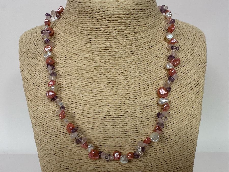 20' Colored Pearl Necklace From The Honora Collection