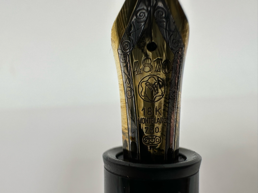 18K Gold 4810 Nib Montblanc Meisterstuck No 149 Fountain Pen Retails $1,000 [Photo 13]