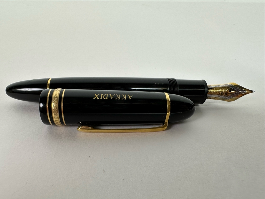 18K Gold 4810 Nib Montblanc Meisterstuck No 149 Fountain Pen Retails $1,000 [Photo 12]