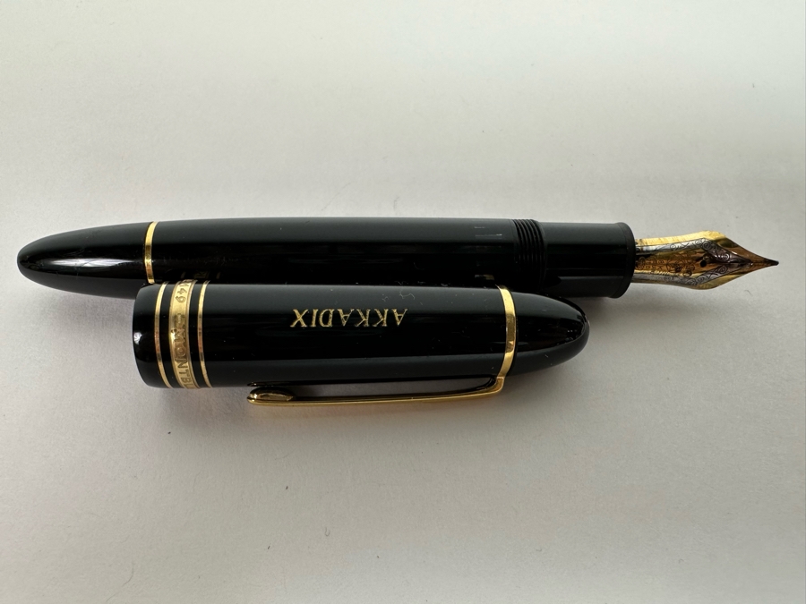 18K Gold 4810 Nib Montblanc Meisterstuck No 149 Fountain Pen Retails $1,000 [Photo 11]