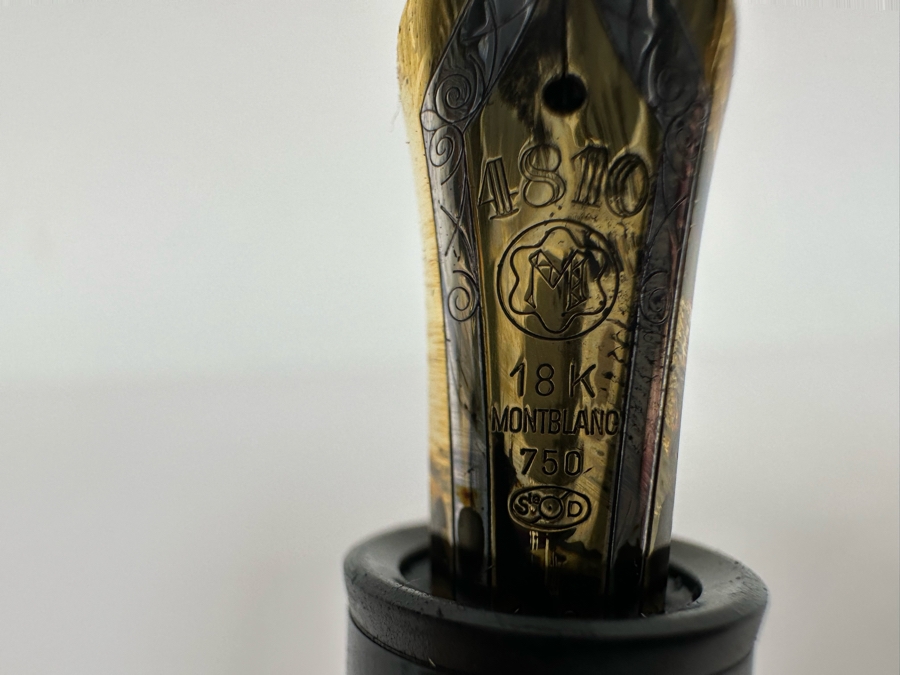 18K Gold 4810 Nib Montblanc Meisterstuck No 149 Fountain Pen Retails $1,000 [Photo 14]