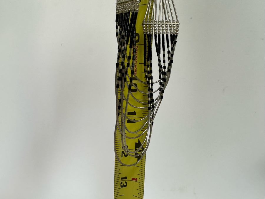 Stunning Liquid Silver Multi-Strand 24' Necklace 30.6g [Photo 8]