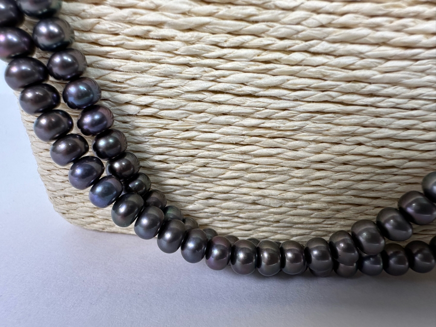 Beautiful Long 60' Honora Collection Pearl Necklace New With Tags [Photo 6]