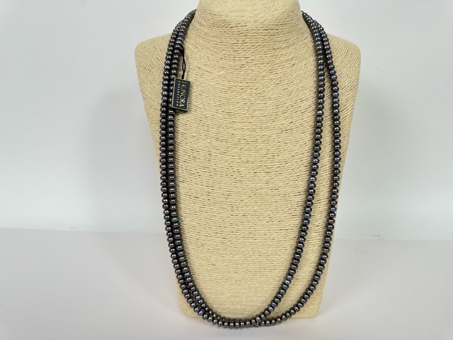 Beautiful Long 60' Honora Collection Pearl Necklace New With Tags [Photo 2]