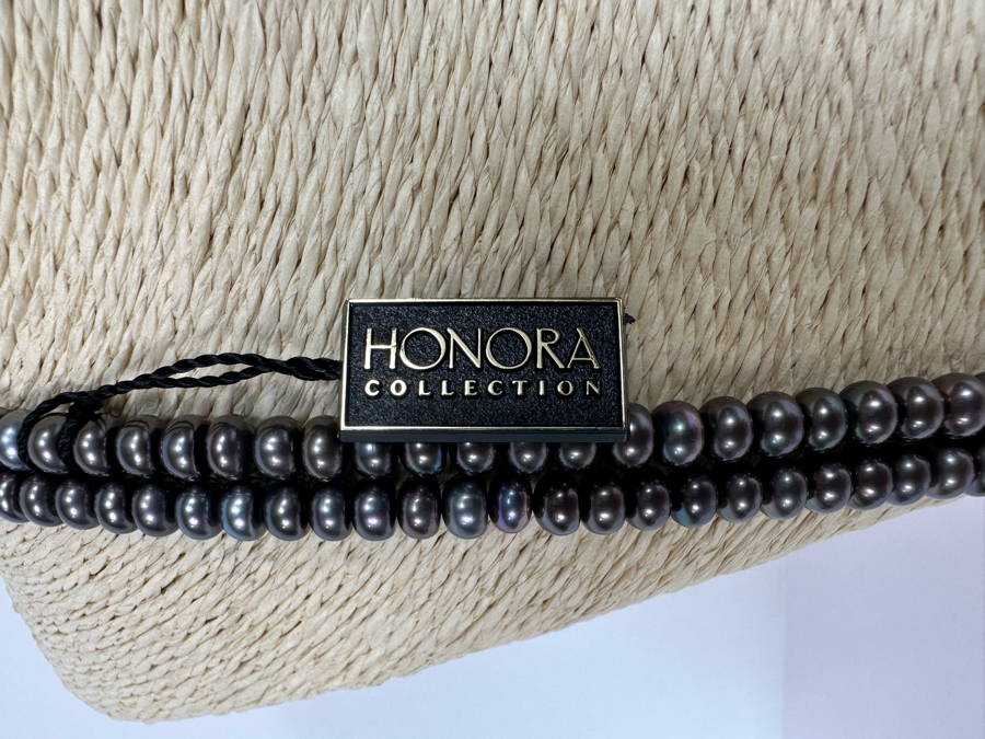 Beautiful Long 60' Honora Collection Pearl Necklace New With Tags [Photo 5]