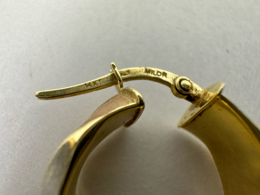 14K Gold Milor Earrings 2.5g [Photo 5]