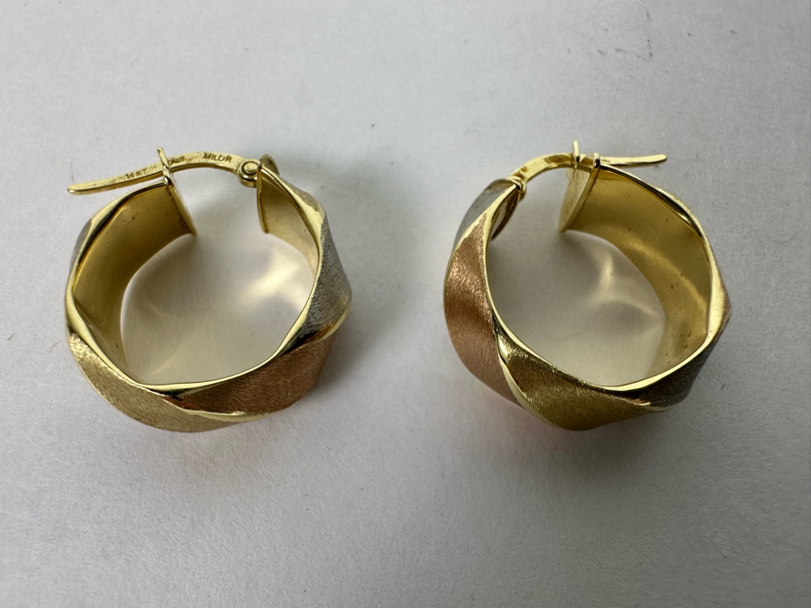 14K Gold Milor Earrings 2.5g [Photo 2]