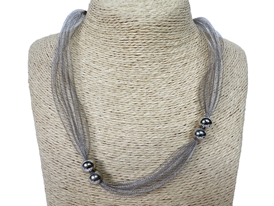 Sterling Silver Milor Italian 18' Necklace 11.8g