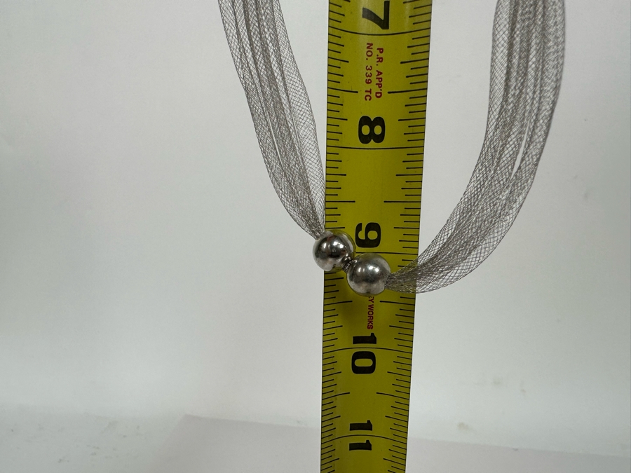 Sterling Silver Milor Italian 18' Necklace 11.8g [Photo 8]