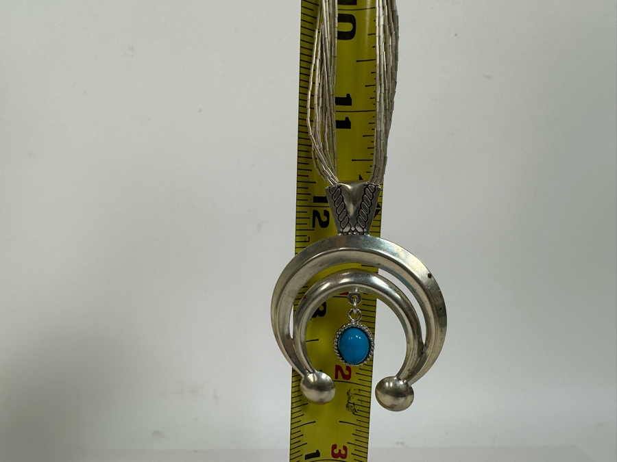 Sterling Silver Pendant With Liquid Sterling Silver Multi-Strand 24' Necklace [Photo 10]