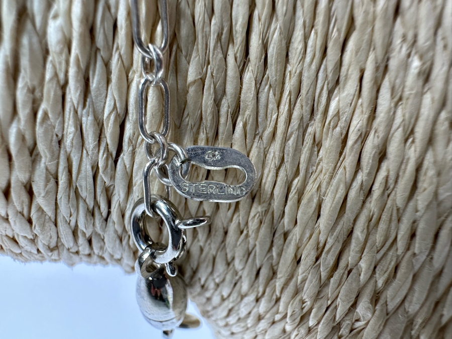Sterling Silver Pendant With Liquid Sterling Silver Multi-Strand 24' Necklace [Photo 6]