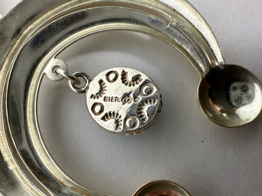 Sterling Silver Pendant With Liquid Sterling Silver Multi-Strand 24' Necklace [Photo 9]