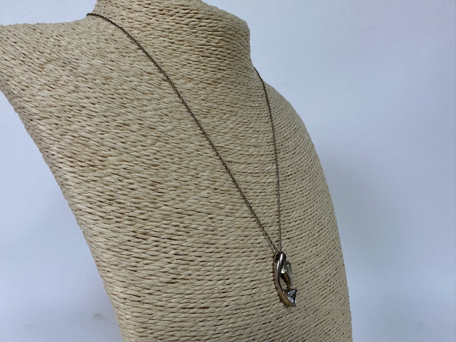 Sterling Silver Pendant With Sterling Silver 18' Necklace 4g [Photo 6]