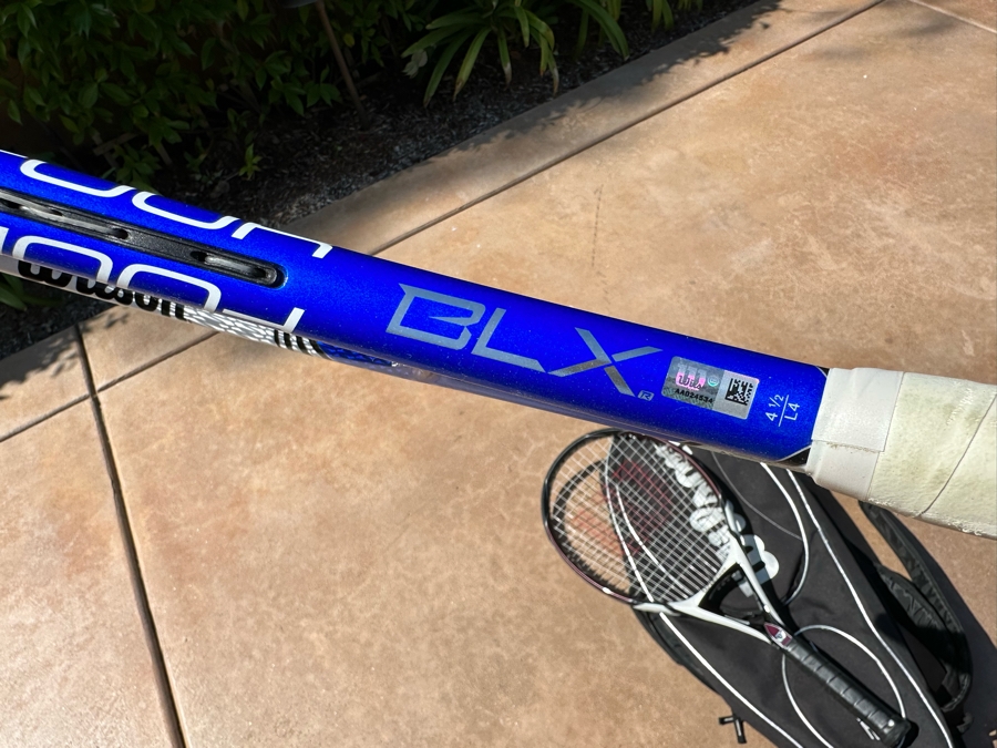 Wilson Karophite Black Tennis Racket And Wilson BLX Tennis Racket [CR] [Photo 6]