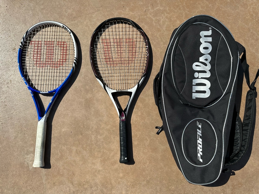 Wilson Karophite Black Tennis Racket And Wilson BLX Tennis Racket [CR] [Photo 2]
