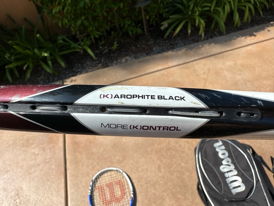 Wilson Karophite Black Tennis Racket And Wilson BLX Tennis Racket [CR] [Photo 3]