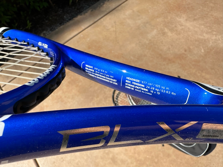 Wilson Karophite Black Tennis Racket And Wilson BLX Tennis Racket [CR] [Photo 7]