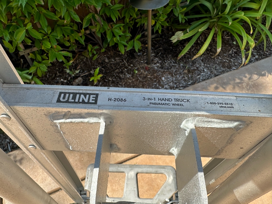 Uline 3-In-1 Hand Truck With Pneumatic Wheel Model H-2086 [CR] [Photo 4]