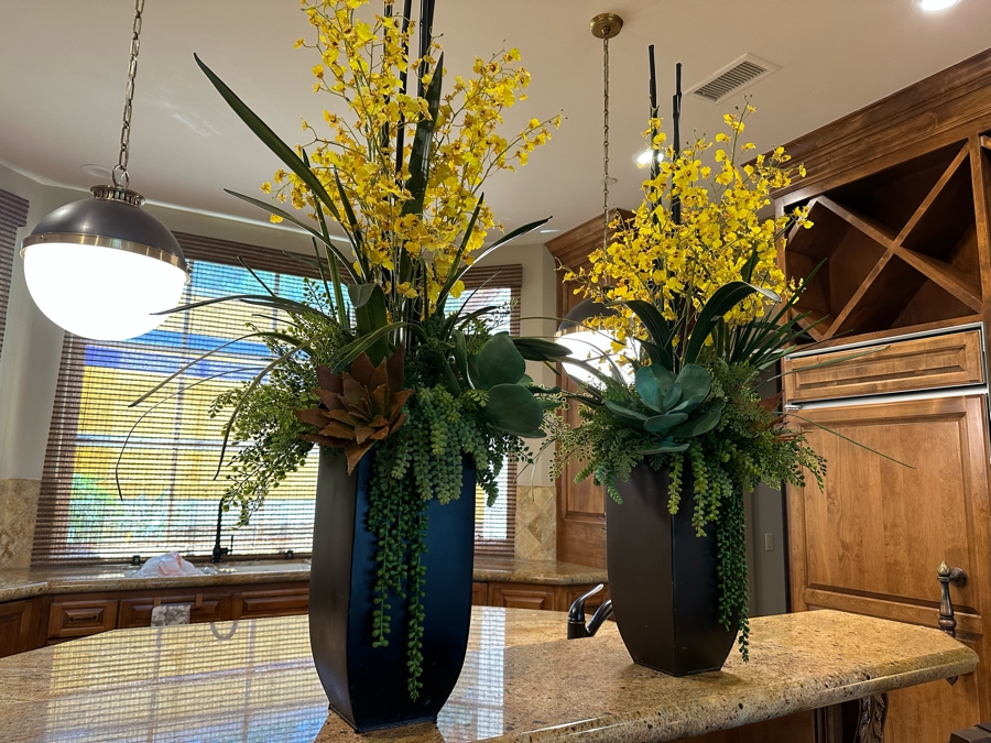 Pair Of Artificial Indoor Plants 58H [CR] [Photo 3]