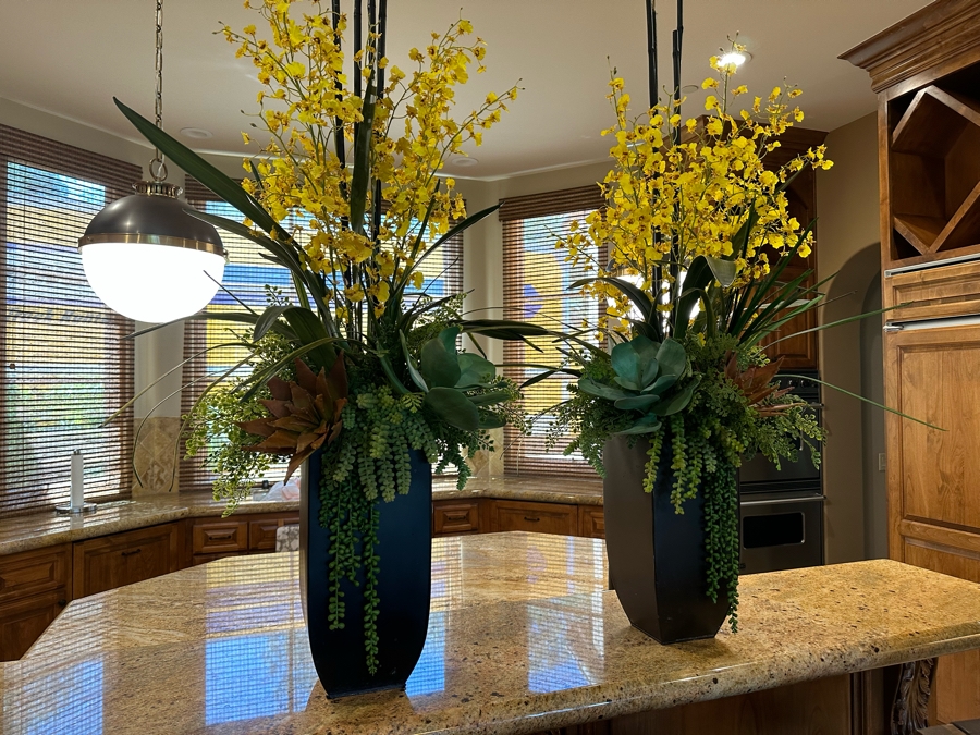 Pair Of Artificial Indoor Plants 58H [CR] [Photo 2]