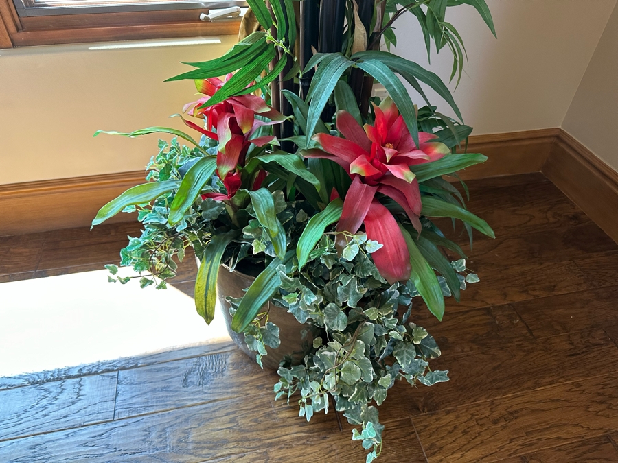 Pair Of Large Artificial Indoor Bamboo Plants 114H [CR] [Photo 3]