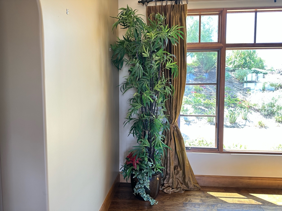 Pair Of Large Artificial Indoor Bamboo Plants 114H [CR] [Photo 5]