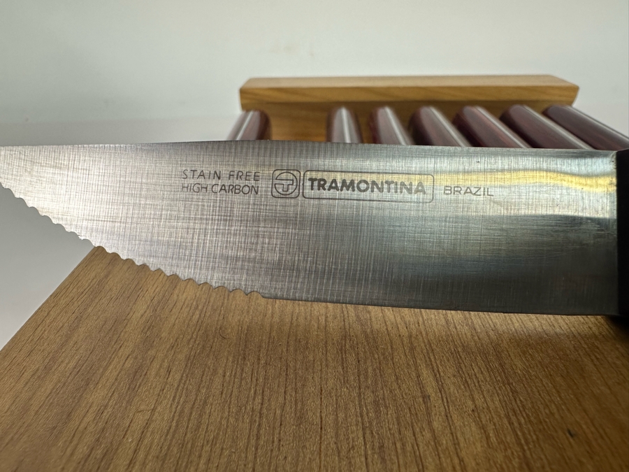 Tramontina Brazil Steak Knives With Holder 8 X 12 X 2 [Photo 4]