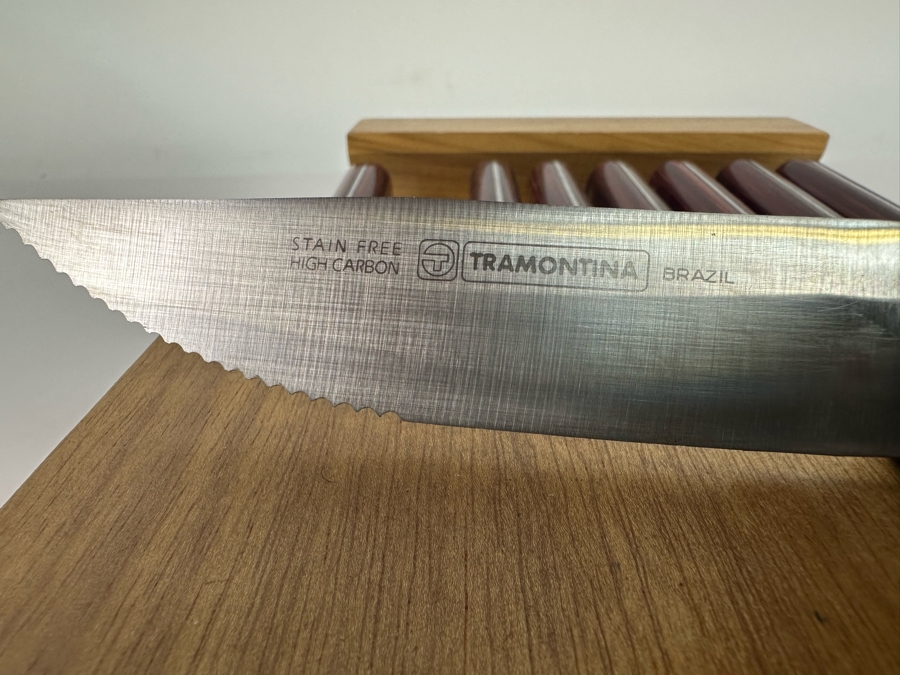 Tramontina Brazil Steak Knives With Holder 8 X 12 X 2 [Photo 5]