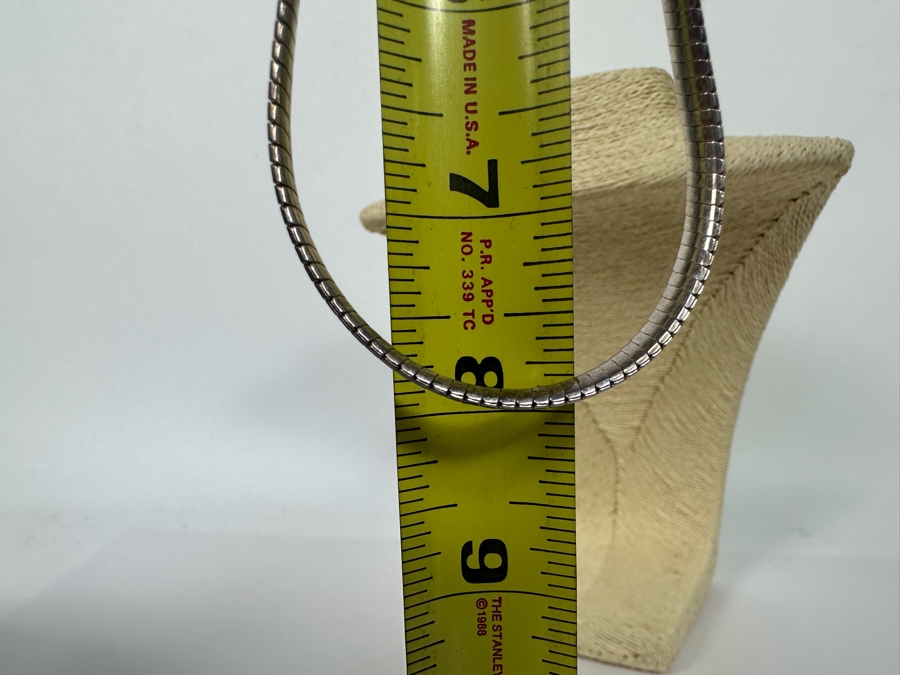 Elegant Sterling Silver Milor Italian 16' Necklace 33.2g [Photo 6]