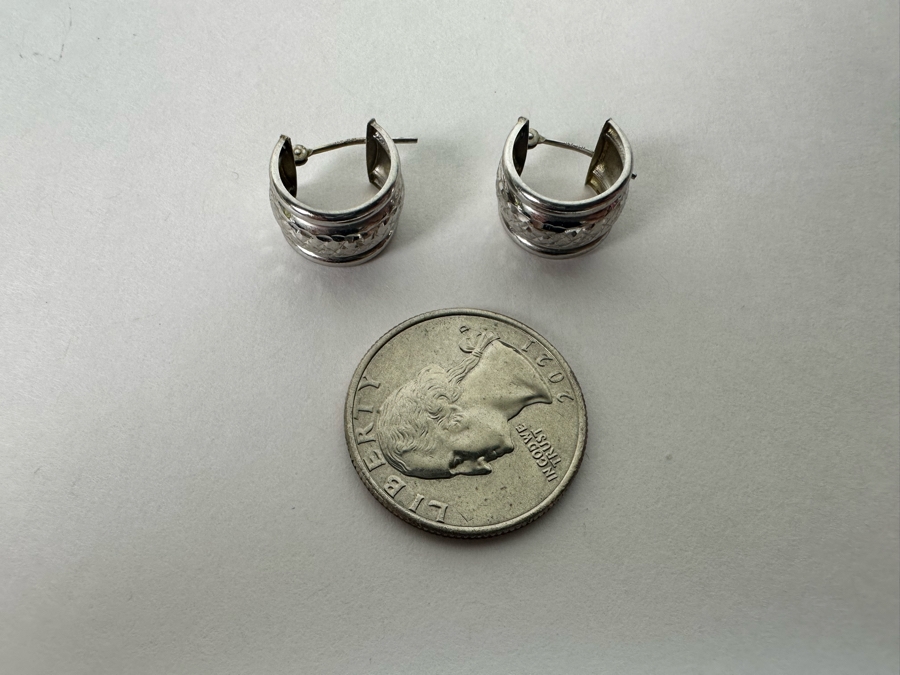 14K Gold Earrings 1.5g [Photo 6]