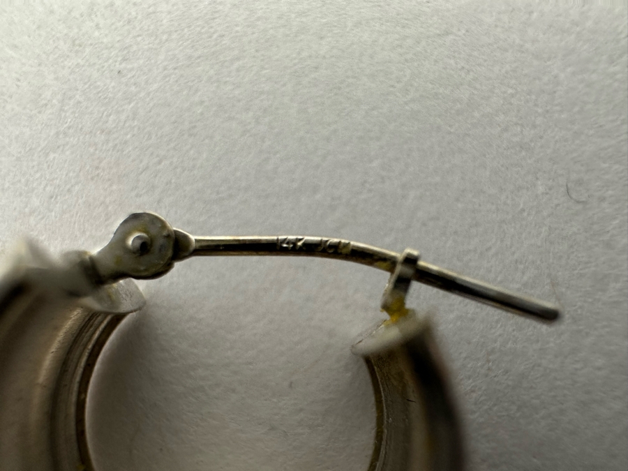 14K Gold Earrings 1.5g [Photo 4]